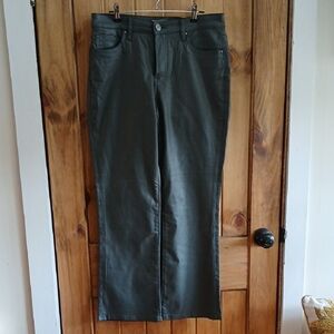 Kut From The Kloth Kelsey Coated High Rise Ankle Flare Jeans - 8